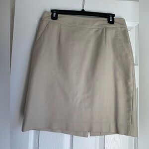 Khaki Pencil Skirt